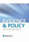 Evidence and policy journal